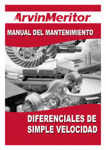 Manual Arvin Meritor